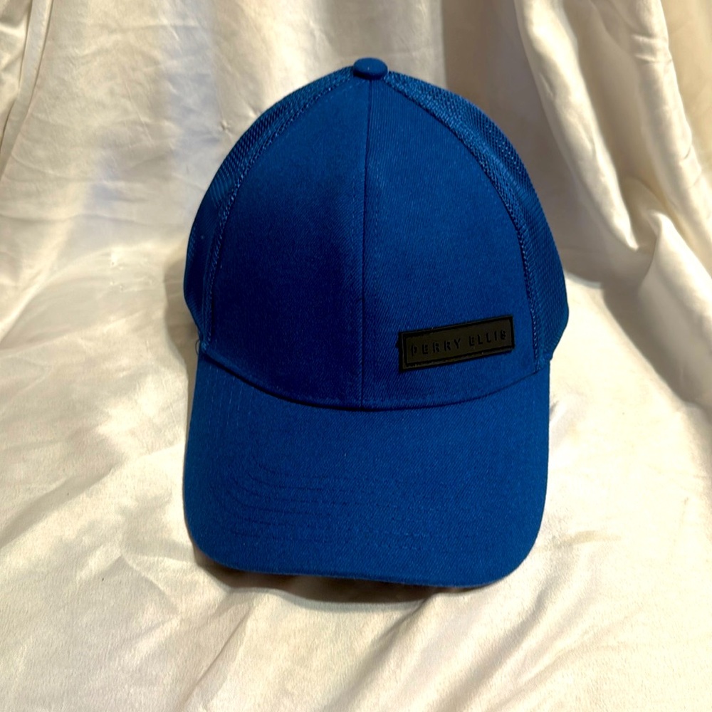 Men’s Perry Ellis Portfolio Snapback Hat Cap Sodalite NEW